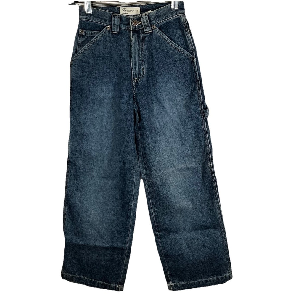 Arizona Carpenter Blue Jeans Boys‎ 10 Slim Baggy Skater Youth Medium Wash Y2K